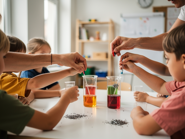 Bild zu Sachunterricht im Anfangsunterricht - Kinder begleiten, mit der Welt umzugehen…, KI-generiertes Bild
