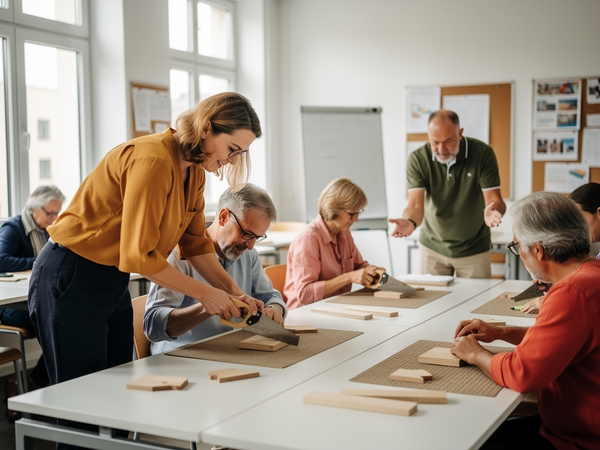 Bild zu Holz - Arbeiten mit Holz im Sachunterricht, KI-generiertes Bild