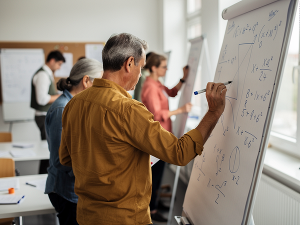 Bild zu Kognitiv aktivierende Aufgaben im Mathematikunterricht -
Prozess- und inhaltsbezogene Kompetenzen fördern (SCHELF, SCHILF), KI-generiertes Bild