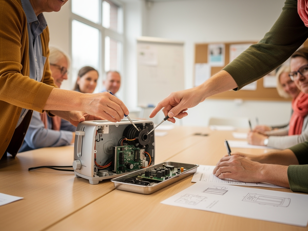 Bild zu Technik, digitale Technologien und Arbeit: „Wie funktioniert das?“ - Erfindungen im Alltag, KI-generiertes Bild
