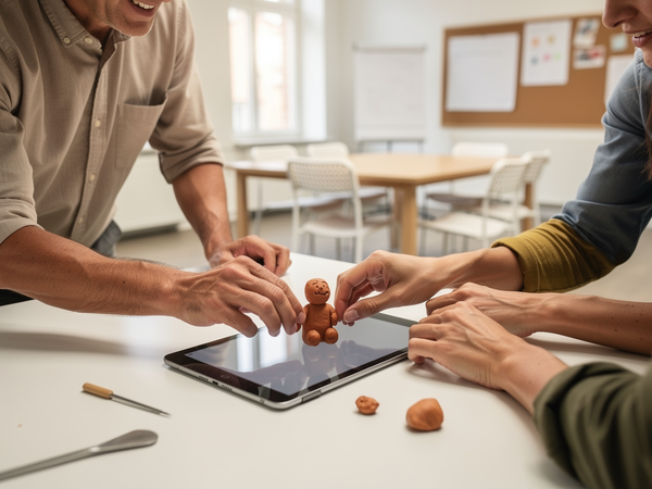 Bild zu Experimentieren mit Film - Stop Motion und Visual Effects mit mobilen Endgeräten, KI-generiertes Bild