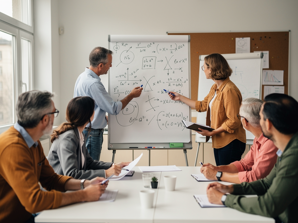 Bild zu Zertifikatskurs Mathe Sekundarstufe II - Aufbaumodul, KI-generiertes Bild