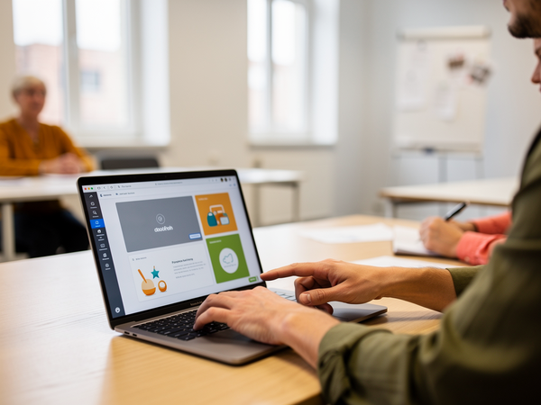 Bild zu LOGINEO NRW LMS / Moodle Adminmodul 3: Die eigene Instanz gestalten, KI-generiertes Bild