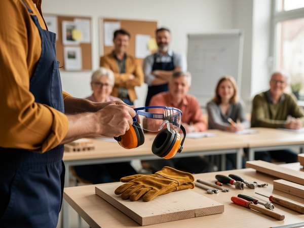 Bild zu Obligatorische Bausteine zum Erwerb einer unbefristeten Unterrichtserlaubnis im Fach Technik, Holz A, KI-generiertes Bild
