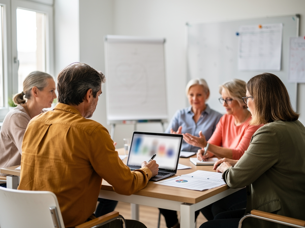 Bild zu Blended Learning - Get Blended!, KI-generiertes Bild