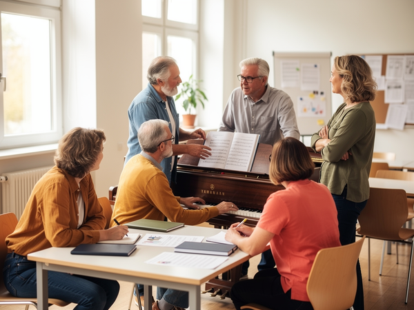 Bild zu Zertifikatskurs im Fach Musik
Sekundarstufe I, KI-generiertes Bild