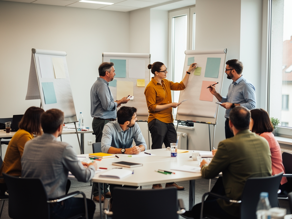 Bild zu TUN-Konferenz: Transformieren - Unterricht entwickeln - Netzwerken
Ein Barcamp zur Vernetzung und zum Austausch, KI-generiertes Bild