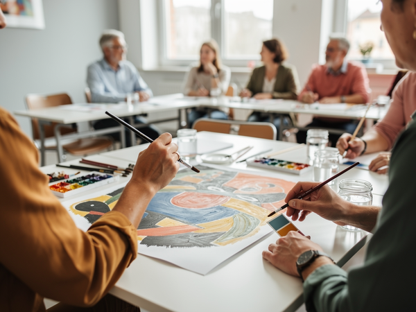 Bild zu Kunstwerke im Kunstunterricht der Grundschule spannend erleben, KI-generiertes Bild