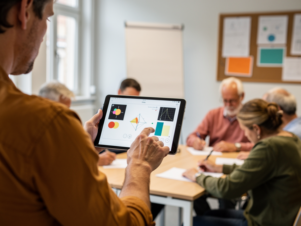Bild zu tet.folio – eine digitale Lernumgebung mit interaktiven Bildschirmexperimenten, passend zum KLP Physik SII, KI-generiertes Bild