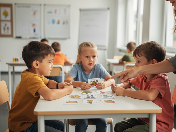 Bild zu Make them talk – Sprechen im Englischunterricht der Primarstufe, KI-generiertes Bild
