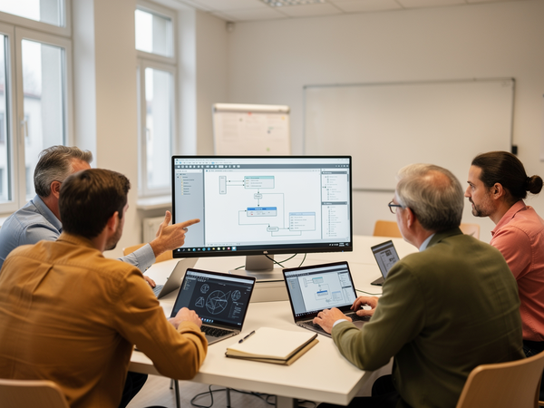 Bild zu Schrittkettenprogrammierung mit GRAPH im TIA Portal, KI-generiertes Bild