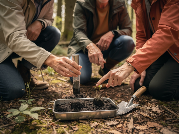 Bild zu Den Wald erfahren und erleben - Praxisnaher Sachunterricht im Kontext von BNE, KI-generiertes Bild