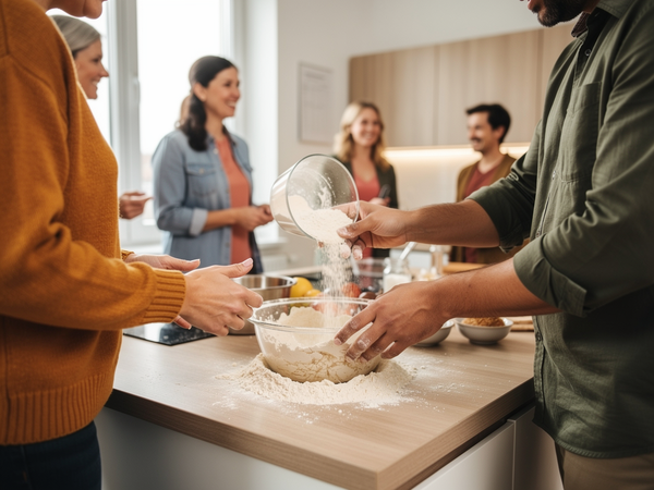 Bild zu Interkulturelle Bildung im Hauswirtschaftsunterricht am Beispiel des Backens zu den Festen des Jahres, KI-generiertes Bild