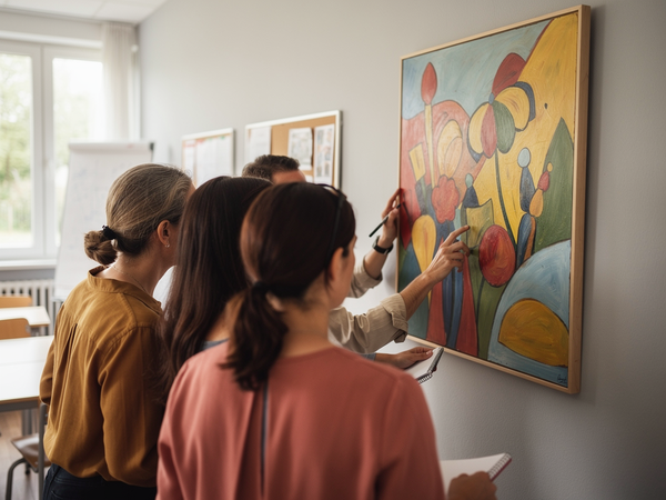 Bild zu Vom Lehrplan Kunst in die Praxis: Bilder? Bilder. Bilder! Handlungsorientierte Impulse zur Bilderschließung in der Primarstufe, KI-generiertes Bild
