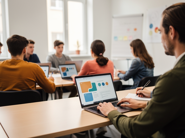 Bild zu Herausforderungen im Beratungsauftrag der gymnasialen Oberstufe der Sek II: Einführung in die Arbeit mit Self-Assessment-Tools und die Workshops Sek II, KI-generiertes Bild