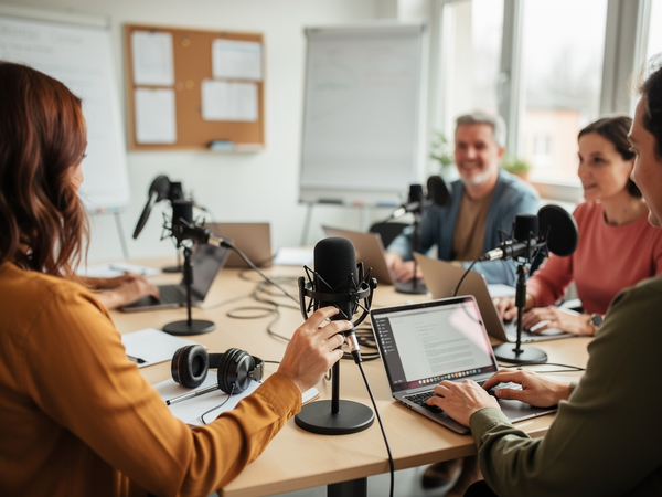 Bild zu Podcasts und Erklärvideos im Englischunterricht der Primarstufe, KI-generiertes Bild