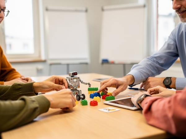 Bild zu Denkt der Computer mit? – KI gemeinsam mit Grundschulkindern entdecken und hinterfragen, KI-generiertes Bild