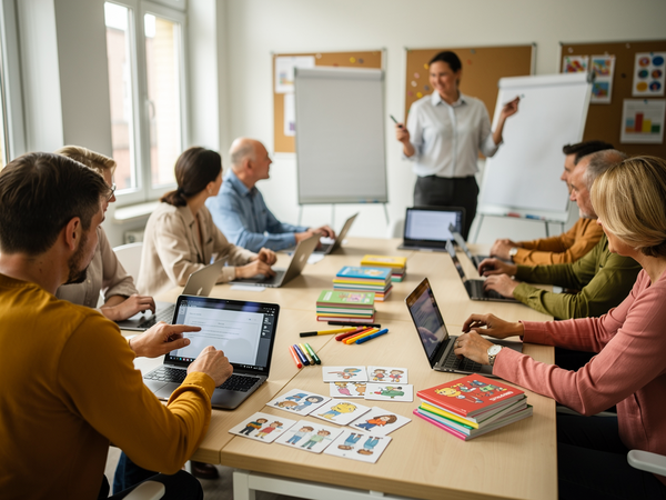Bild zu Deutsch als Zielsprache in der Primarstufe - Modul 1, KI-generiertes Bild