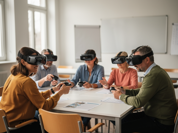 Bild zu Virtuelle Realität - fachbezogen und fächerübergreifend einsetzen, KI-generiertes Bild