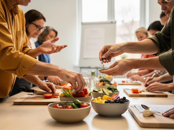Bild zu Gemeinsames Lernen im HWU am Beispiel des Foodtrends „Bowls“, KI-generiertes Bild