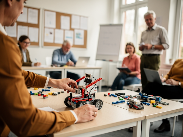Bild zu Programmierung und Einsatz von Robotern im Unterricht der Grundschule, KI-generiertes Bild