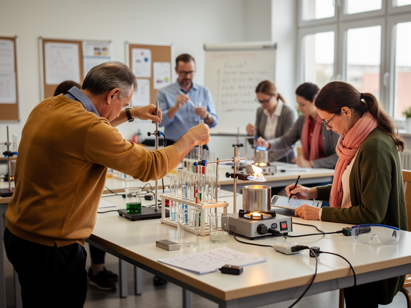 Bild zu Problemorientierte Zugänge zur experimentgestützten Vermittlung der „neuen“ Kompetenzerwartungen in der Sek II im Bereich Energie und Thermodynamik, KI-generiertes Bild