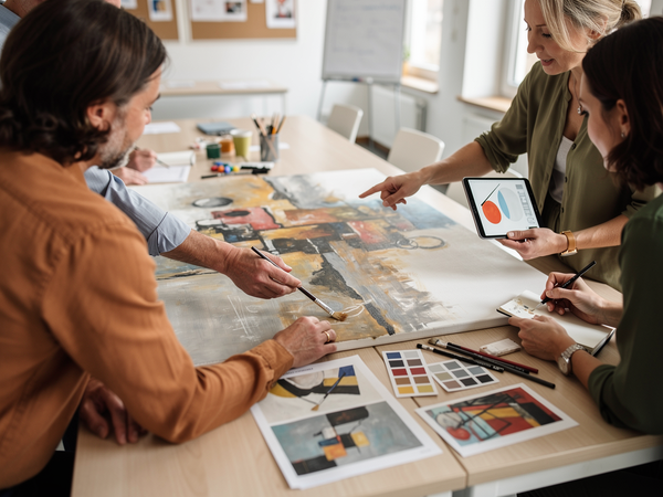 Bild zu Kunst SI+II: Mehr als ein Bild?-Werkzugänge neu gedacht, KI-generiertes Bild