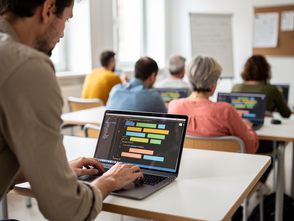 Bild zu Wirtschaftsinformatik Modul 3 - Anwendungsentwicklung mit Java und MySql im Fach Wirtschaftsinformatik, Anlage D, KI-generiertes Bild