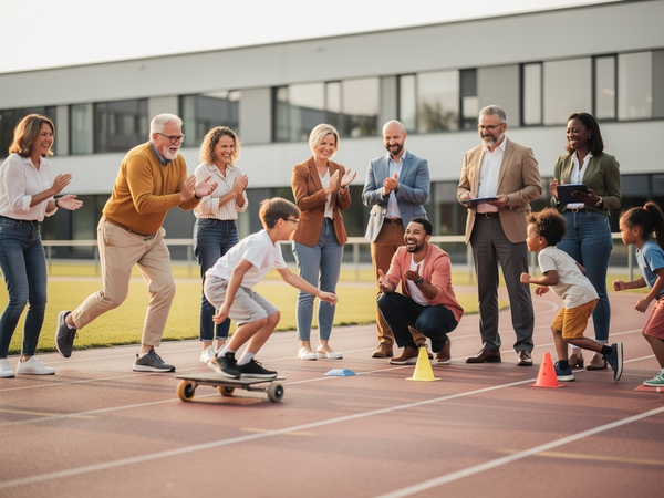 Bild zu Regionaler Schulsporttag - „Outdoor aktiv“ – für die Jahrgangsstufen 1- 6, KI-generiertes Bild