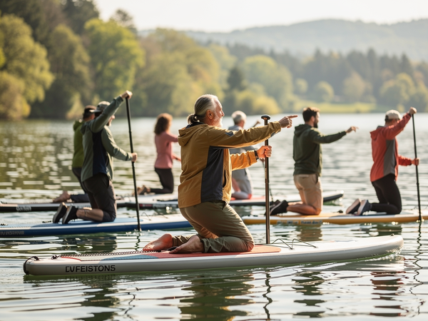 Bild zu Regionaler Schulsporttag - Thementag Outdoor - Fahren-Rollen-Gleiten – drei Angebote an einem Tag in Köln am Fühlinger See, KI-generiertes Bild