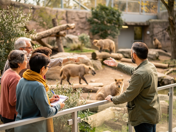 Bild zu Biologieunterricht im Kölner Zoo: Beobachten, vergleichen, erklären – Angepasstheiten von Säugetieren an ihre Lebensräume verstehen (Sek. I), KI-generiertes Bild