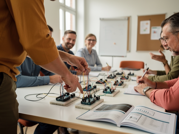 Bild zu IT-Technik: Einführung in die Mikrocontroller-Programmierung am Beispiel von Arduino (Angebot der BR Arnsberg), KI-generiertes Bild