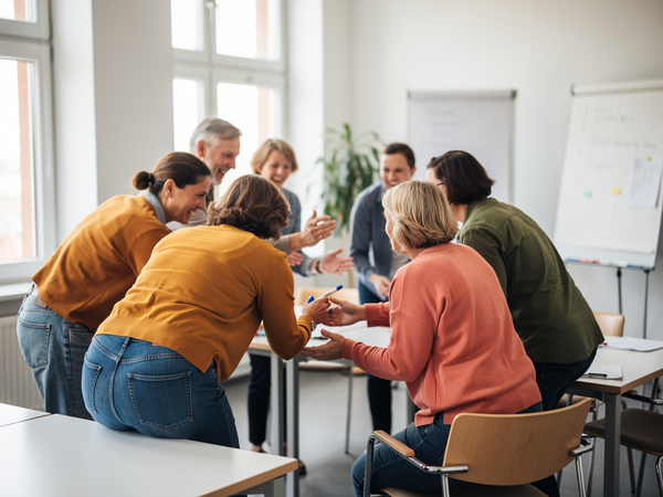 Bild zu MEHR THEATER in der SCHULE - Theaterpädagogische Ansätze und Spiele, KI-generiertes Bild