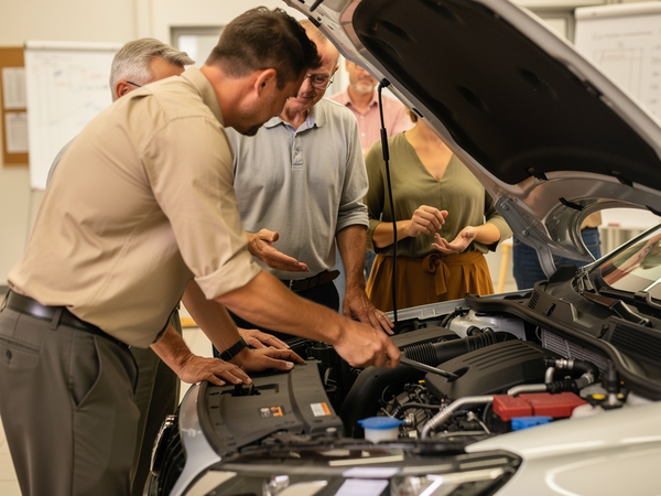 Bild zu Grundlagen moderner Motorensysteme – Kühlung, Schmierung und Gemischbildung für den Kfz-Unterricht, KI-generiertes Bild