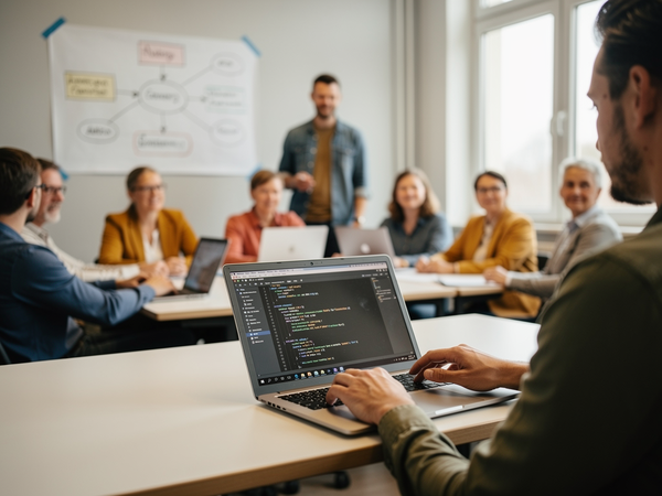 Bild zu Programmieren mit Python in der Sek I, KI-generiertes Bild