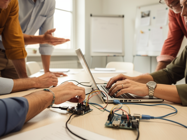 Bild zu SQLPage und Mikrocontroller: Messen, verarbeiten, darstellen (SI + SII), KI-generiertes Bild