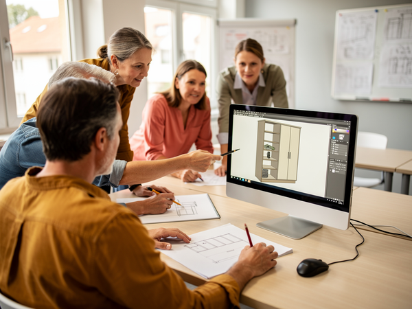 Bild zu Digitale Lernsituationen mit dem Korpusgenerator in interiorcad entwickeln
und umsetzen, KI-generiertes Bild