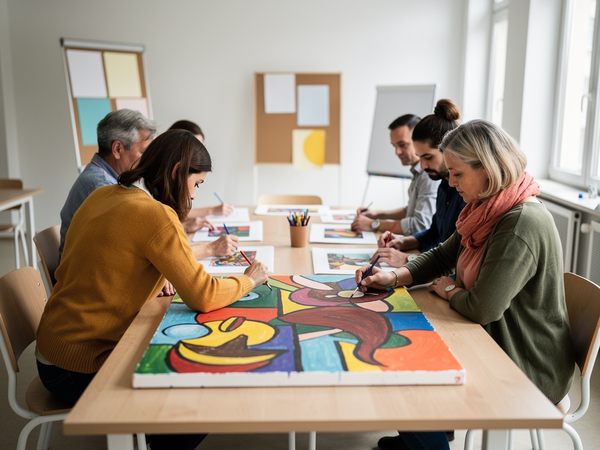 Bild zu Modul Street Art im Fokus: Spuren im Stadtraum – Street Art für die Grundschule, KI-generiertes Bild