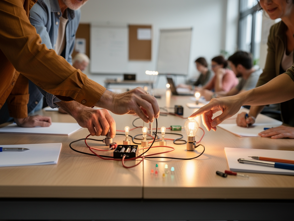 Bild zu „Elektrizität“ – ein spannendes Thema für den Sachunterricht, KI-generiertes Bild